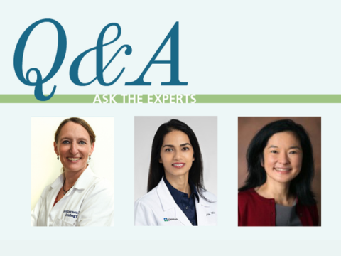 Headshots of Dr. Lori Lerner, Dr. Raevti Bole and Dr. Stacy Tanaka. 