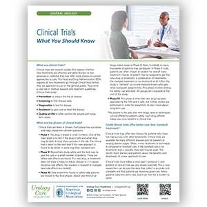 Clinical Trials What You Should Know Fact Sheet- Order