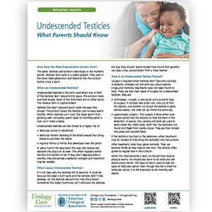 Undescended Testicles - What Parents Should Know