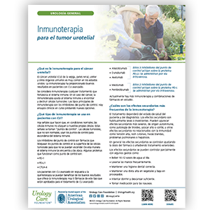Spanish Immunotherapy for Urothelial Cancer Fact Sheet