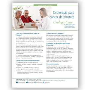 Spanish Cyrotherapy for Prostate Cancer
