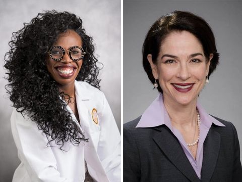 Headshots of Dr. Maria Uloko and Dr. Suzette Sutherland