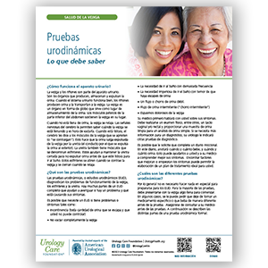 Spanish Urodynamics What You Should Know Fact Sheet