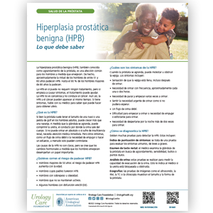 Spanish BPH What You Should Know Fact Sheet